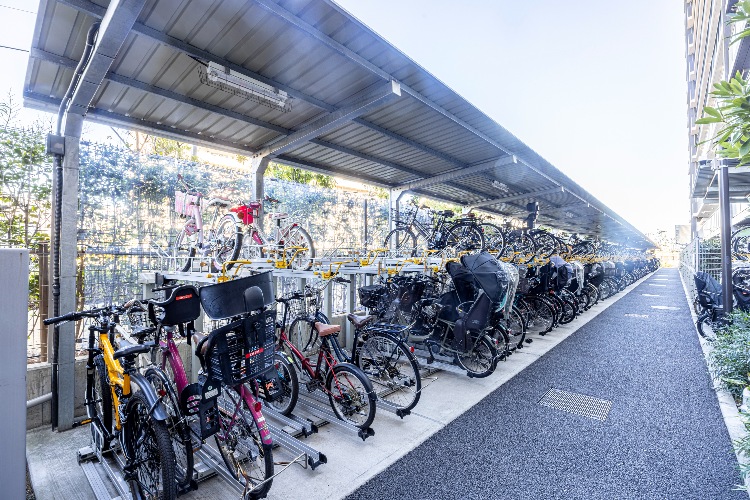 シティテラス川崎鈴木町ガーデンズ・グランドシーズンズの自転車置場